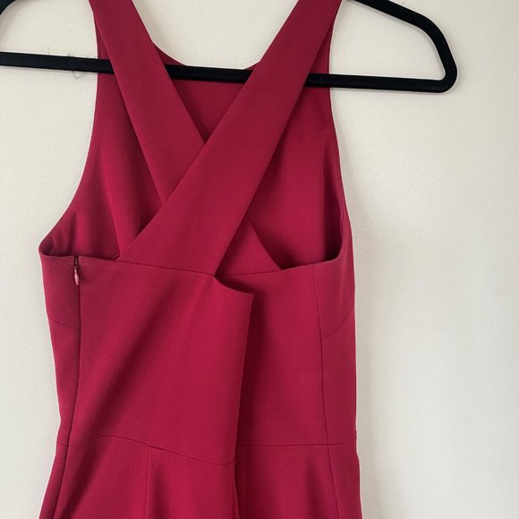BHLDN Klara Bridesmaids Dress in Ruby - Picture 7 of 9